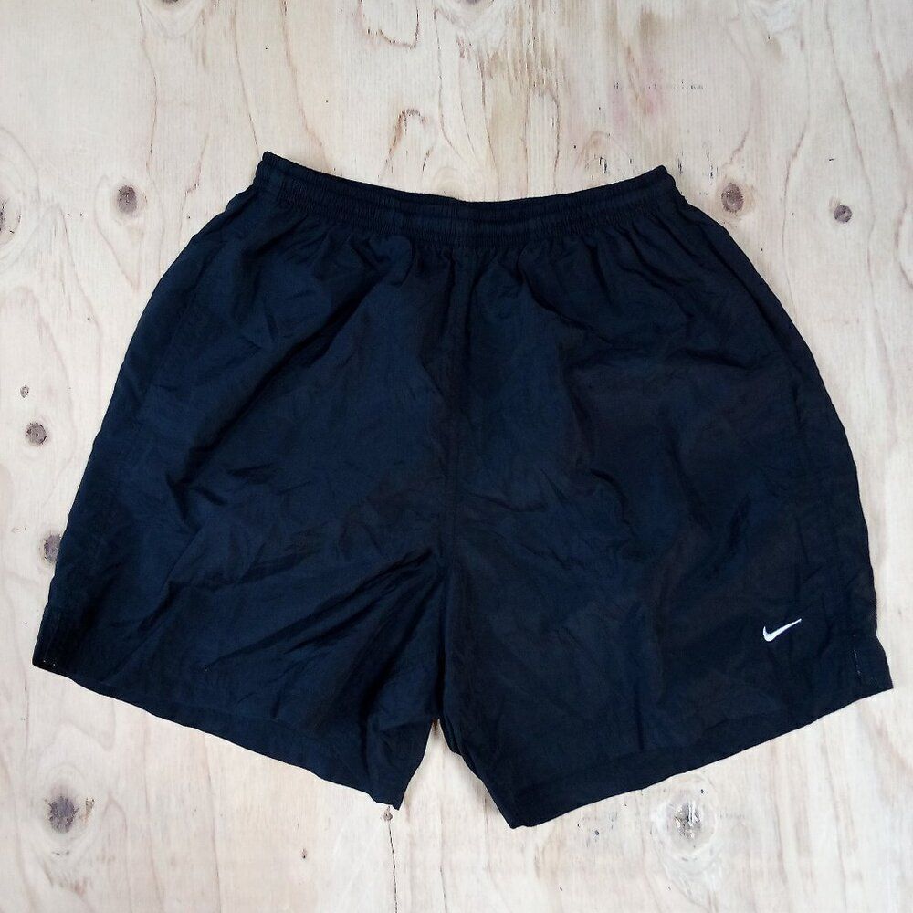 Vintage Nike Small Swoosh Logo Wind Shorts Joggers Trainers